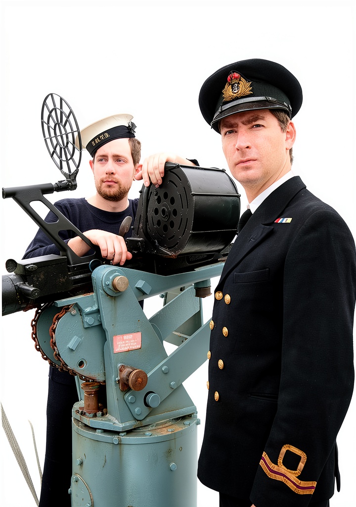 'Researcher consulting the Military Uniform History eBook on a tablet in a museum setting'