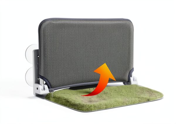 Cat Window Perch by lrjrizzo Foldable Hammock Light Gray 20x12in-3