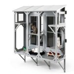 Cat Catio ketive Expandable Window Perch 4 Platforms 3 Doors 68" L-0
