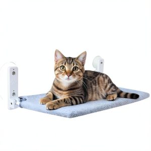 Cat Window Perch by lrjrizzo Foldable Hammock Light Gray 20x12in-0