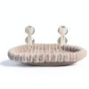 Cat Window Perch RherGrac 2-Pack Large Pink Wool Fleece 4 Suction Cups-2