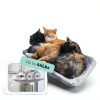 POMESEA Cat Window Perch Glow Gray L Cordless Foldable Hammock-2