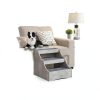 unipaws Pet Bunk Bed Window Perch with Removable Step Grey-3