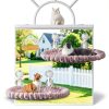 Cat Window Perch RherGrac 2-Pack Large Pink Wool Fleece 4 Suction Cups-0