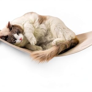 Cat Wall Furniture FUKUMARU 34x13 Rubberwood Hammock Shelf-0