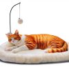 Cordless Cat Window Perch iPengYer White Hammock with Ball-4