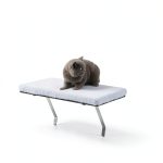 Cat Window Perch, Hammock Seat for Indoor Cats, Pet Cat Bed Shelf for Window Sill (Grey)-0