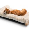 Cloud-Soft Cat Window Sill Perch with Zipper, Solid Wood & Metal-1