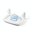 Zakkart Foldable Cat Hammock for Window - Cordless, Embeded Machine Washable Bed, Robust Metal Frame - Cat Window Perch for Large Cats and Kittens (White Bolster Bed, Medium)-3