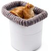 Cloud-Cuddle Cat Window Perch Zoratoo Gray Large 4‑Sided Hammock-1