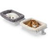 Cloud-Cuddle Cat Window Perch Zoratoo Gray Large 4‑Sided Hammock-6