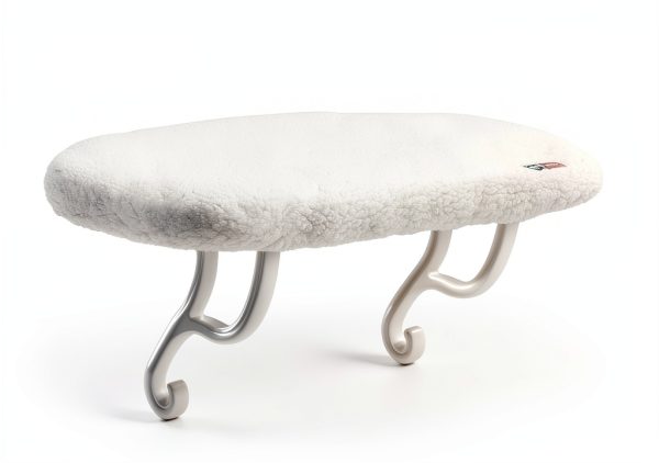 K&H Pet Products Kitty Sill Cat Window Perch for Large Cats, Orthopedic Window Hammock Bed Holds 40LBS, Washable Cover, Kitty Windowsill Bed Seat for Indoors - Cream Fleece, Unheated, 14 X 24in-3