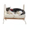 Cat Window Perch with Industrial-Grade Suction Cups - Solid Pine Wood Hammock Bed, Soft Cushion - 42 lb Capacity for Cats Inside-4