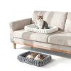 Cloud-Cuddle Cat Window Perch Zoratoo Gray Large 4‑Sided Hammock-3