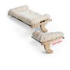 Cloud-Soft Cat Window Sill Perch with Zipper, Solid Wood & Metal-6