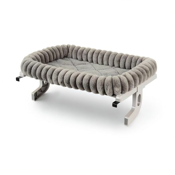 Cloud-Cuddle Cat Window Perch Zoratoo Gray Large 4‑Sided Hammock-4