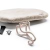 K&H Pet Products Kitty Sill Cat Window Perch for Large Cats, Orthopedic Window Hammock Bed Holds 40LBS, Washable Cover, Kitty Windowsill Bed Seat for Indoors - Cream Fleece, Unheated, 14 X 24in-5